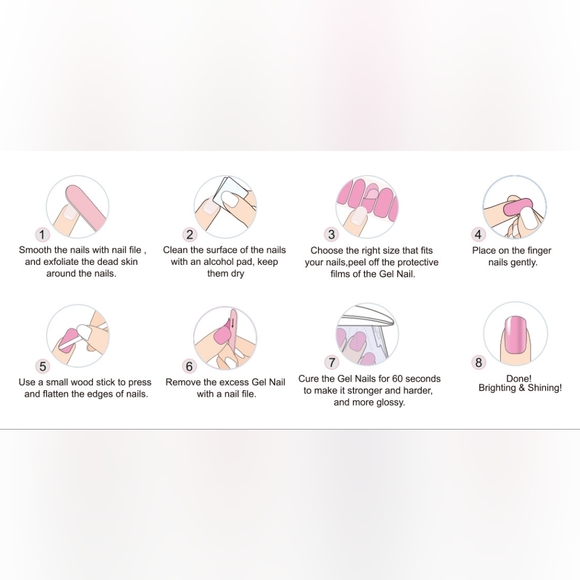 Patriotic Glitter Ombre Nail Wraps - Picture 4 of 4